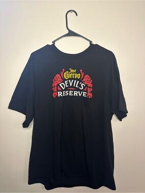 Jose Cuervo Devil's Reserve Black Short-Sleeve Graphic Tee